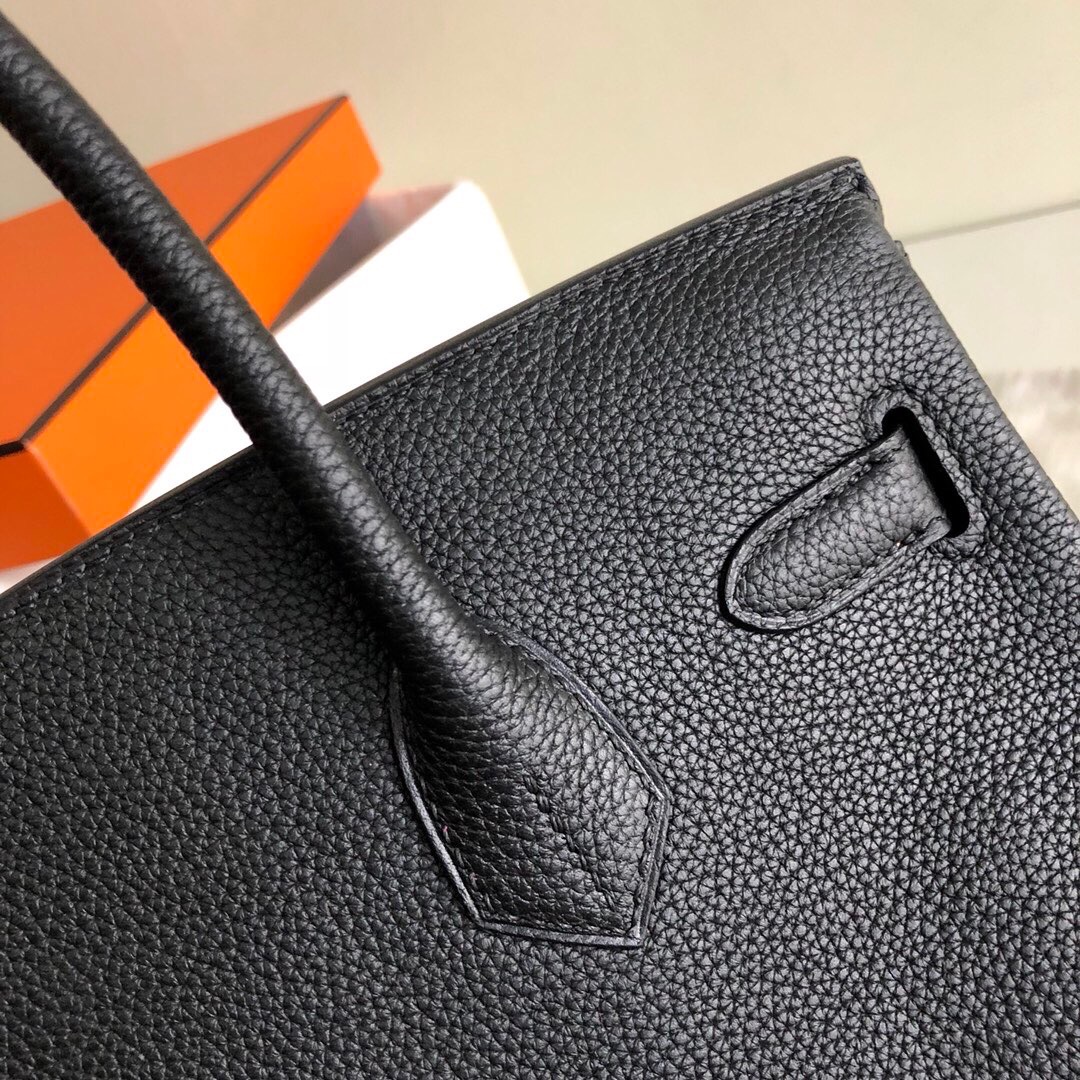 Hermes Birkin 35CM Togo Leather Handbag Black